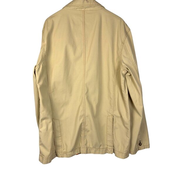Plugg Jacket Womens XL Khaki Front Pocket Military Style‎ Utility Lightweight - Picture 2 of 11